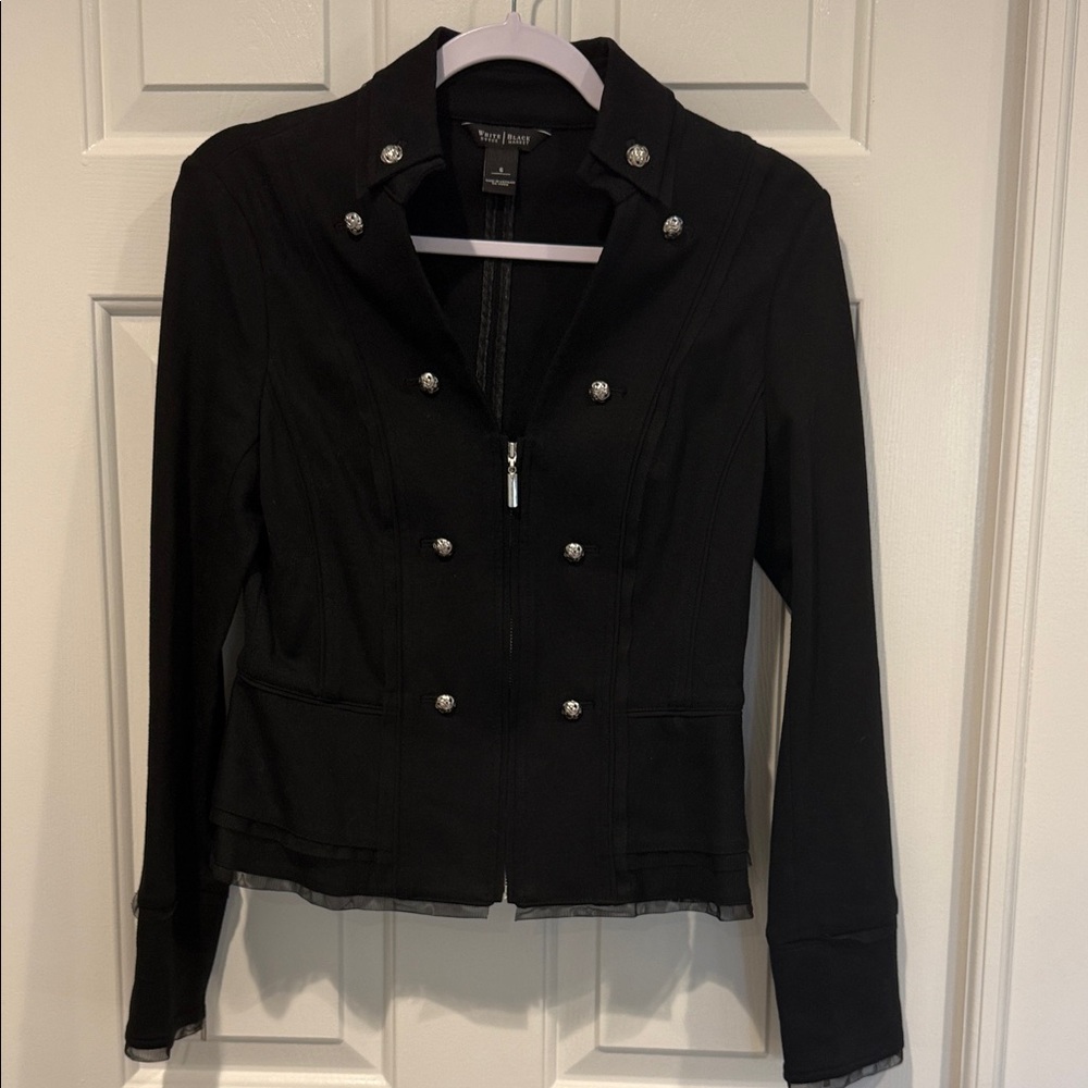 White House Black Market Double-Breasted Women's Blazer